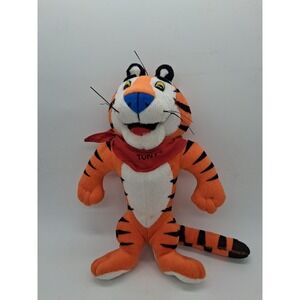 Kelloggs Frosted Flakes Tony the Tiger Plush Stuff Animal Mascot Orange 10 inch